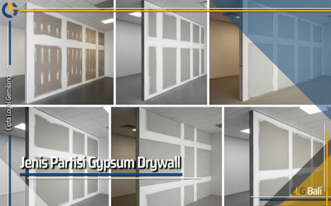 Jenis Partisi Gypsum Drywall