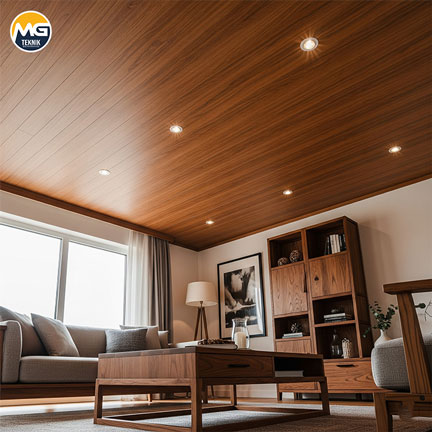 Plafon Pvc Motif Kayu