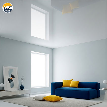 Jenis Plafon PVC Warna Polos