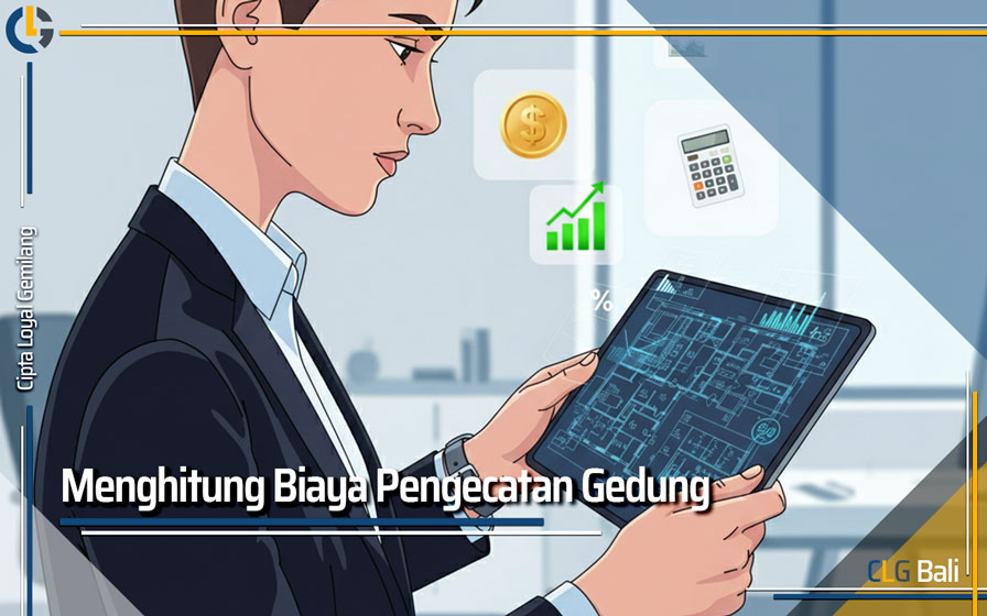 Menghitung Biaya Pengecatan Gedung