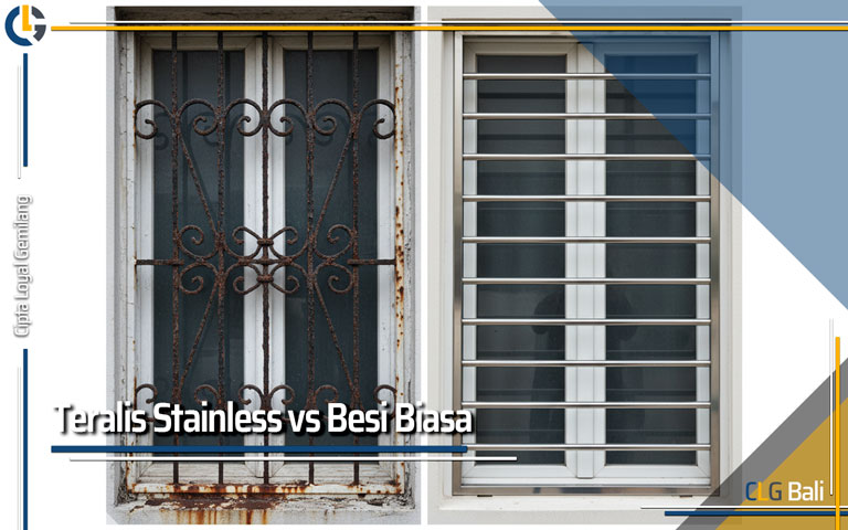 Teralis Stainless vs Besi Biasa