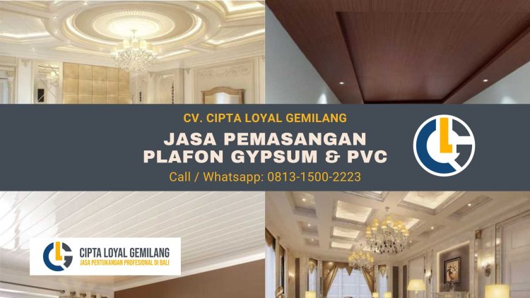 jasa pasang plafon pvc denpasar bali